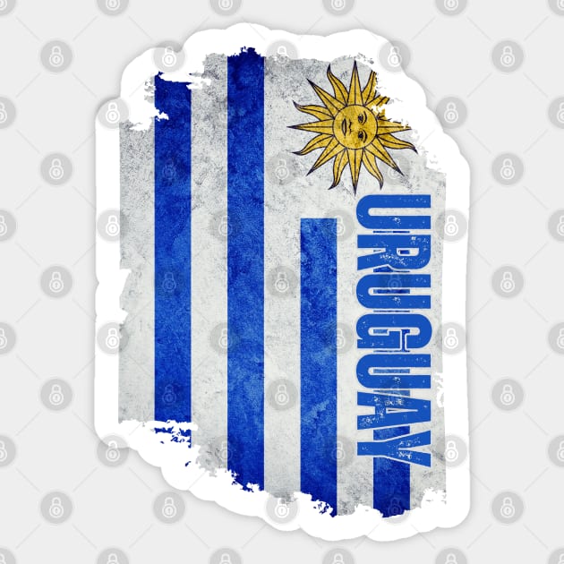 Uruguay flag, uruguayan flag Sticker by eka123